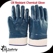 SRSAFETY 100% Jersey liner, MUESTRA GRATIS, Heavy Duty Nitrile Work Gloves